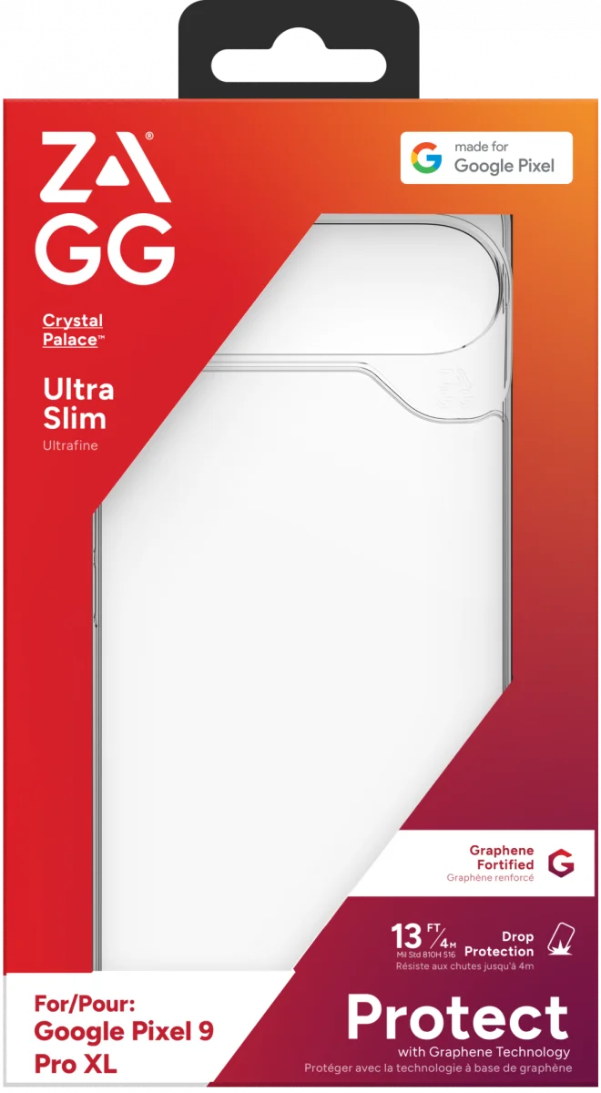 ZAGG Crystal Palace Google Pixel 9 Pro XL Hoesje 4M DropProof Transparant afbeelding 10