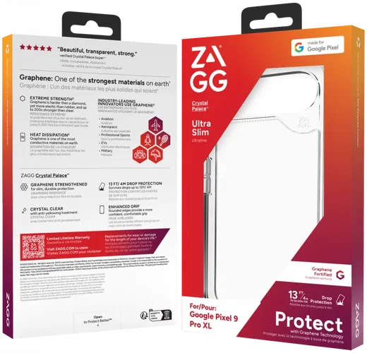 ZAGG Crystal Palace Google Pixel 9 Pro XL Hoesje 4M DropProof Transparant afbeelding 11