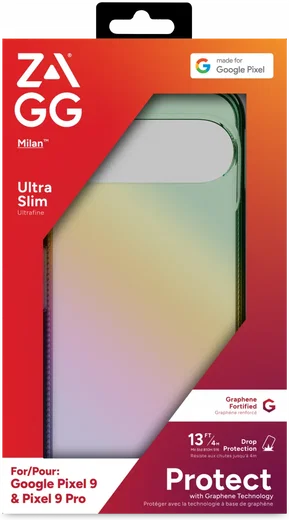 ZAGG Milan Google Pixel 9 Pro XL Hoesje Grafeen Back Cover Iridescent afbeelding 10