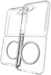 ZAGG Bridgetown Snap Samsung Galaxy Z Flip 6 Hoesje MagSafe Transparant afbeelding