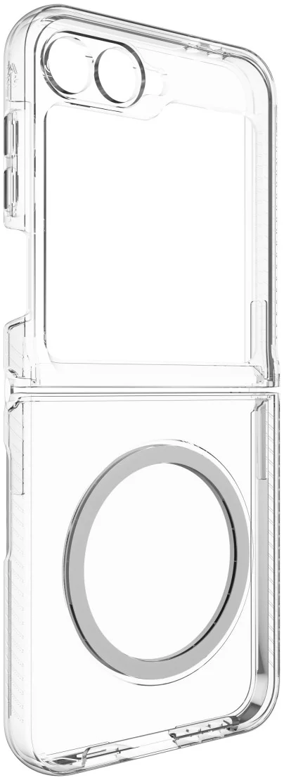 ZAGG Bridgetown Snap Samsung Galaxy Z Flip 6 Hoesje MagSafe Transparant afbeelding 3