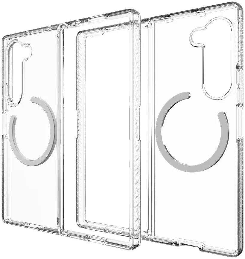 ZAGG Bridgetown Snap Samsung Galaxy Z Fold 6 Hoesje MagSafe Transparant afbeelding 1