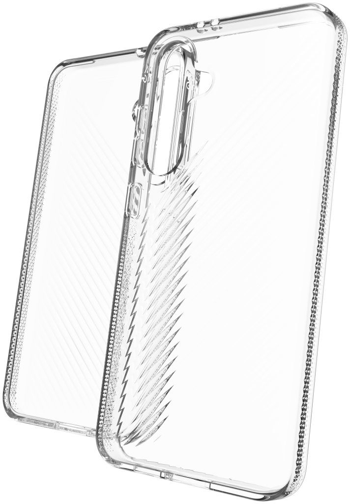 ZAGG Luxe Samsung Galaxy S24 FE Hoesje Back Cover 3M Valbescherming Transparant afbeelding 2