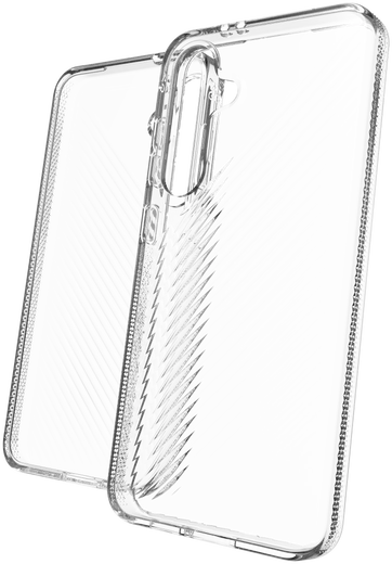 ZAGG Luxe Samsung Galaxy S24 FE Hoesje Back Cover 3M Valbescherming Transparant afbeelding 2