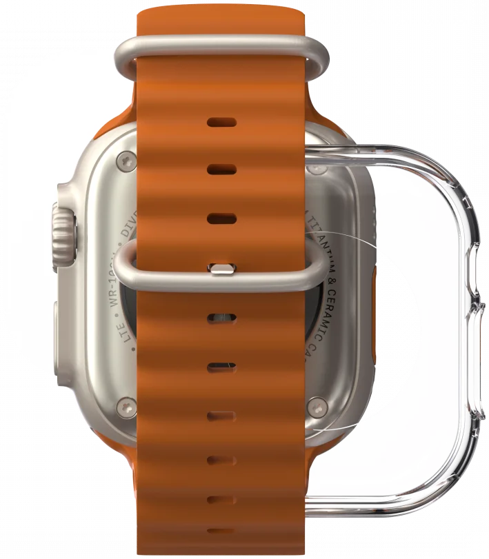 ZAGG Flex 360 Apple Watch Ultra / Ultra 2 Hoesje Full Protect Transparant afbeelding 4