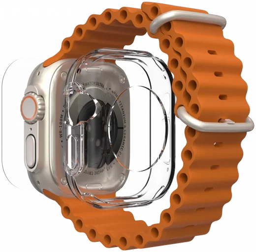 ZAGG Flex 360 Apple Watch Ultra / Ultra 2 Hoesje Full Protect Transparant afbeelding 5