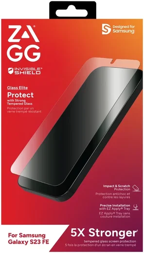 ZAGG InvisibleShield Glass Elite Samsung Galaxy S23 FE Screen Protector afbeelding 3