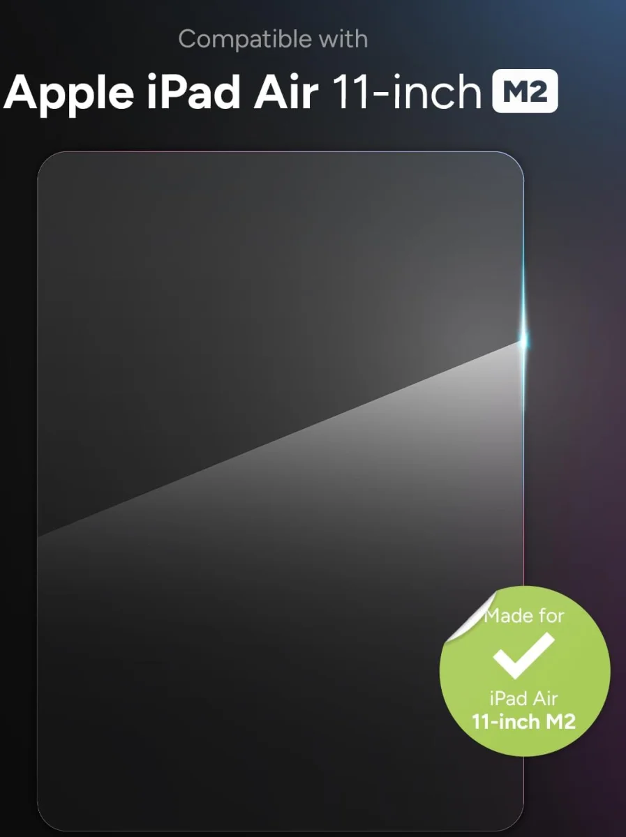 ZAGG InvisibleShield Glass Elite Apple iPad Air 11 (24/25) Screen Protector afbeelding 6
