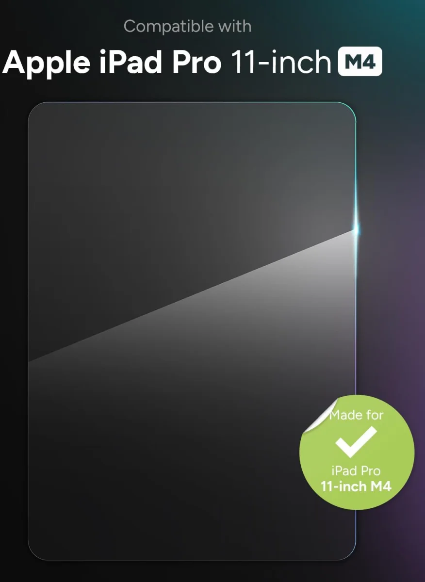 ZAGG InvisibleShield Glass Elite iPad Pro 11 (2024/2025) Screen Protector afbeelding 6