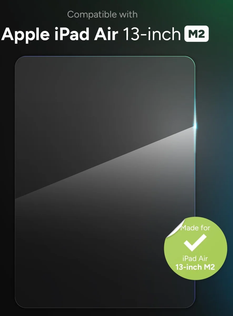 ZAGG InvisibleShield Glass Elite Apple iPad Air 13 (24/25) Screen Protector afbeelding 2