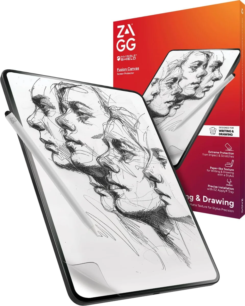 ZAGG InvisibleShield Fusion Canvas Apple iPad Pro 13 (2024) Screen Protector afbeelding 1