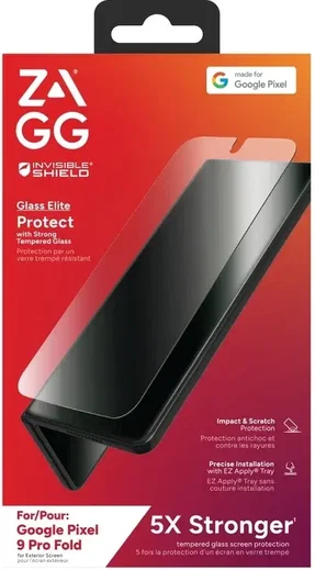 ZAGG InvisibleShield Glass Elite Google Pixel 9 Pro Fold Screen Protector afbeelding 1
