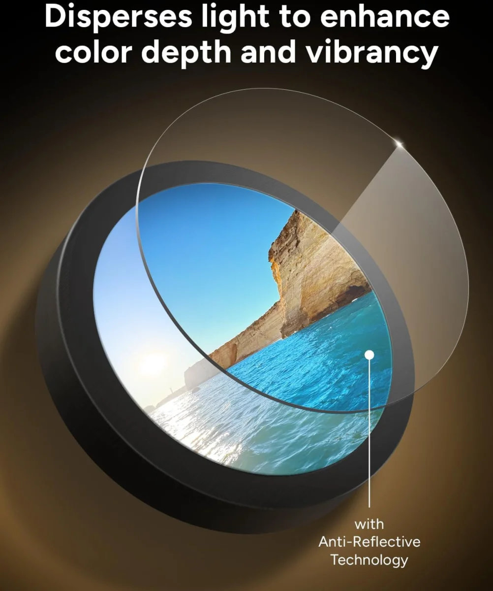 ZAGG InvisibleShield Glass Elite AR Google Pixel 9 Pro Fold Camera Protector afbeelding 3