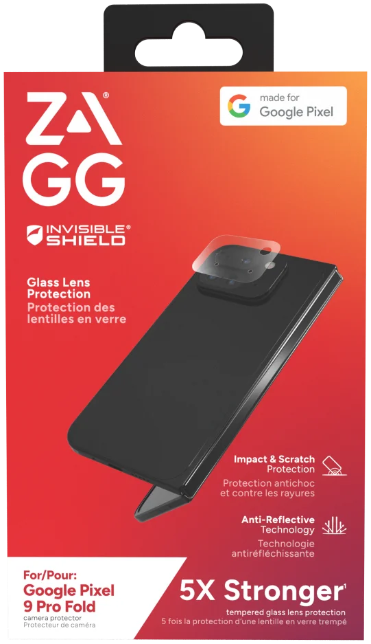 ZAGG InvisibleShield Glass Elite AR Google Pixel 9 Pro Fold Camera Protector afbeelding 4