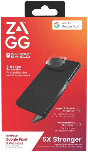 ZAGG InvisibleShield Glass Elite AR Google Pixel 9 Pro Fold Camera Protector afbeelding 4