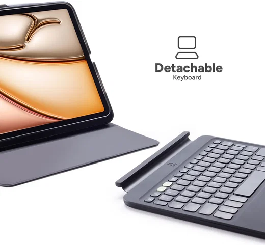 ZAGG Pro Keys 2 Apple iPad Air 13 (24/25) Toetsenbord Hoes Book Case Zwart afbeelding 2