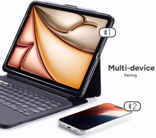 ZAGG Pro Keys 2 Apple iPad Air 13 (24/25) Toetsenbord Hoes Book Case Zwart afbeelding 4