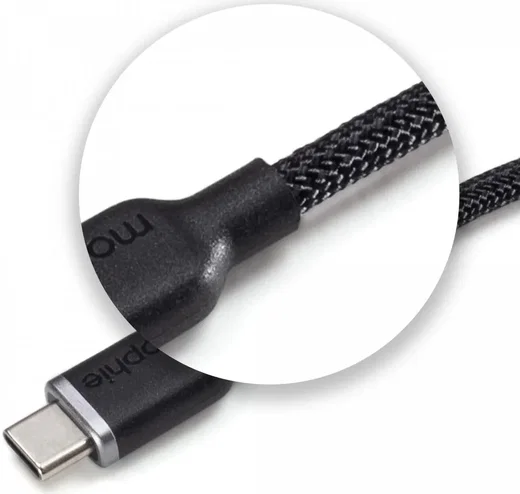 Mophie Charge Stream USB-C naar Lightning Kabel 60W Power Delivery 1M Wit afbeelding 2