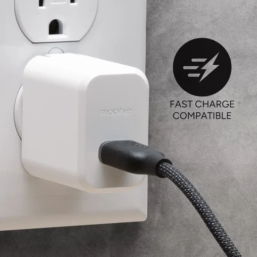 Mophie Charge Stream USB-C naar Lightning Kabel 60W Power Delivery 1M Wit afbeelding 6