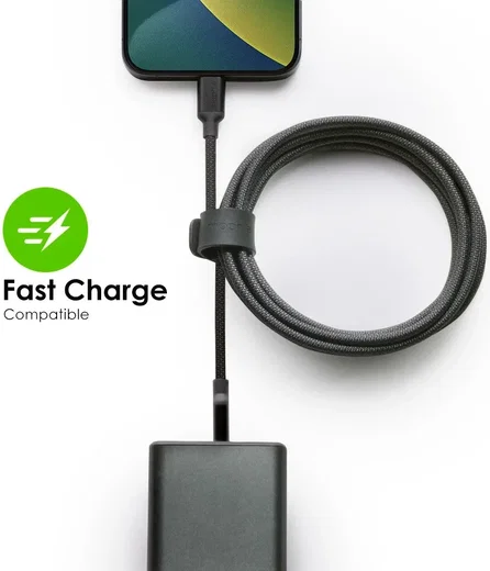 Mophie Charge Stream USB-C naar Lightning Kabel 60W Power Delivery 1M Wit afbeelding 8