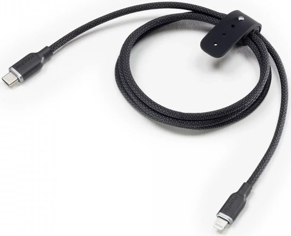 Mophie Charge Stream USB-C naar Lightning Kabel 60W Power Delivery 2M Zwart afbeelding 2