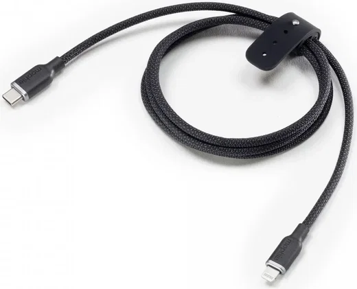 Mophie Charge Stream USB-C naar Lightning Kabel 60W Power Delivery 2M Zwart afbeelding 2