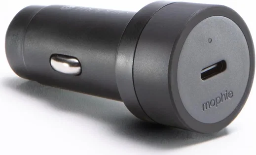 Mophie USB-C Duurzame Auto Snellader 30W Fast Charge Power Delivery (PD) Zwart afbeelding 1
