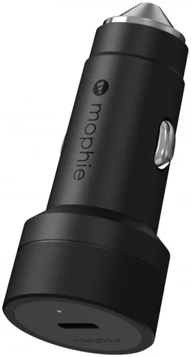 Mophie USB-C Duurzame Auto Snellader 30W Fast Charge Power Delivery (PD) Zwart afbeelding 6