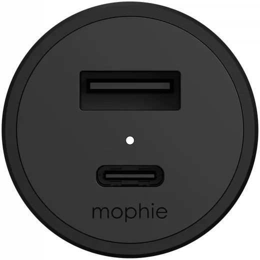 Mophie Fast Charge Auto Snellader 42W USB-C + USB-A Zwart afbeelding 2