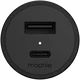Mophie Fast Charge Auto Snellader 42W USB-C + USB-A Zwart afbeelding 2