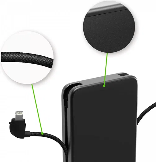Mophie Powerstation Plus 10.000 mAh Powerbank met USB-C en Lightning Kabel afbeelding 11