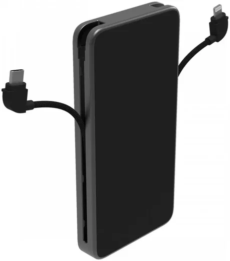 Mophie Powerstation Plus 10.000 mAh Powerbank met USB-C en Lightning Kabel afbeelding 2