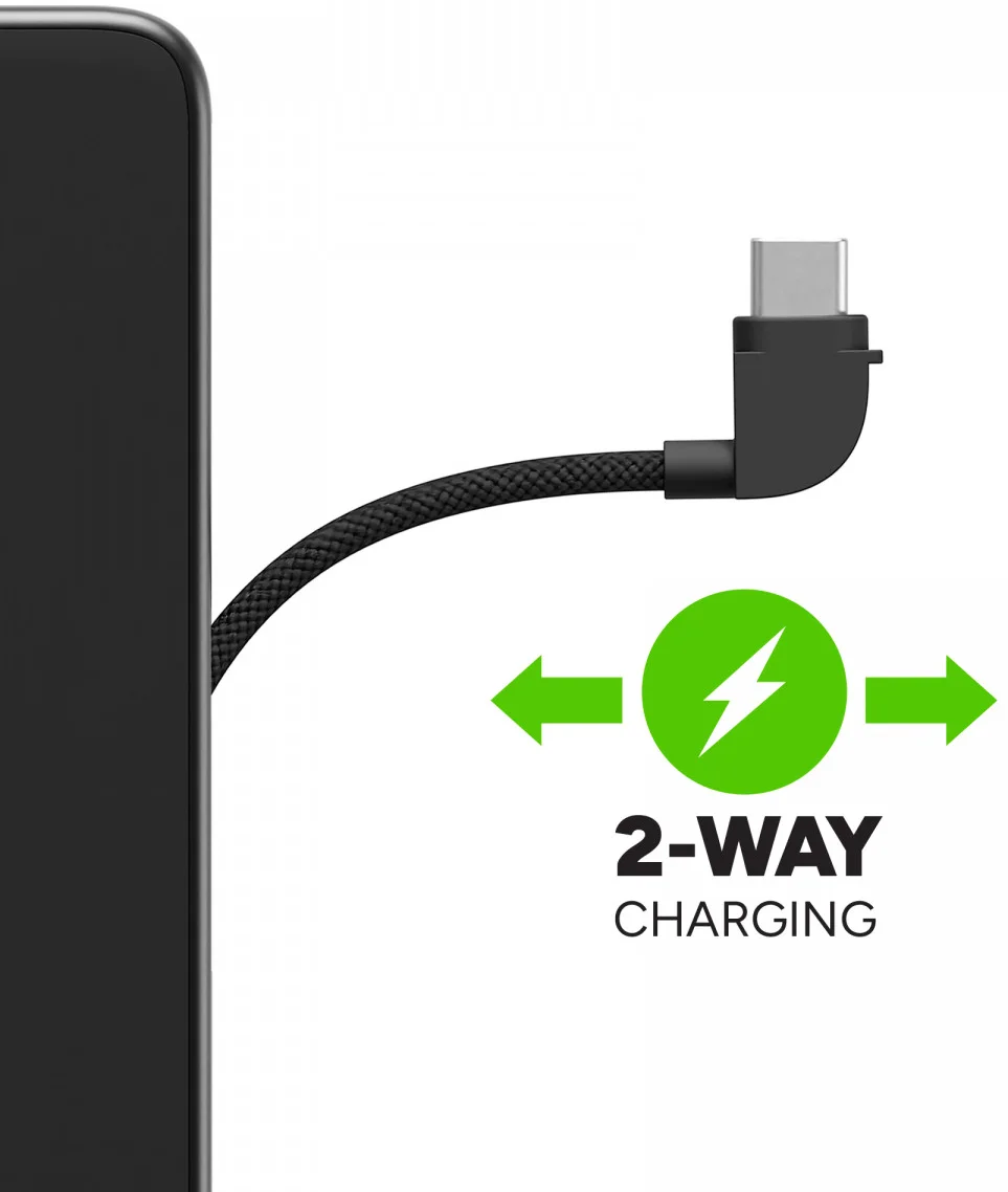 Mophie Powerstation Plus 10.000 mAh Powerbank met USB-C en Lightning Kabel afbeelding 7