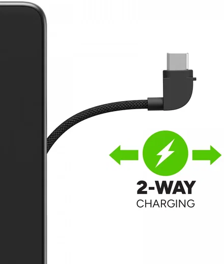 Mophie Powerstation Plus 10.000 mAh Powerbank met USB-C en Lightning Kabel afbeelding 7