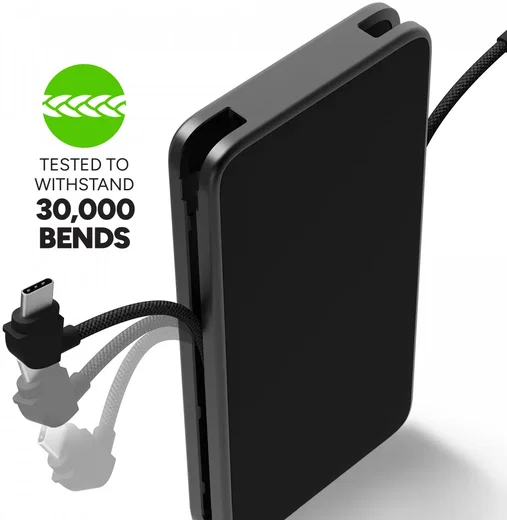 Mophie Powerstation Plus 10.000 mAh Powerbank met USB-C en Lightning Kabel afbeelding 8