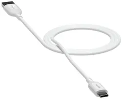 Mophie Essentials USB-A naar USB-C Kabel 15W 2 Meter Wit afbeelding