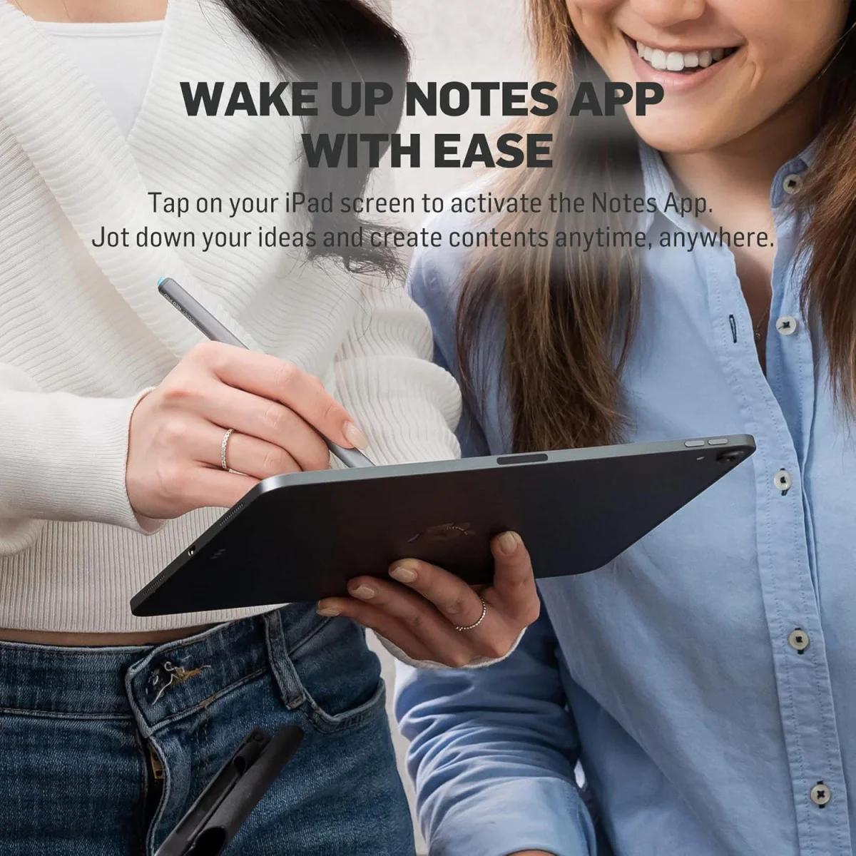 Adonit Neo Pro - Actieve Stylus Pen voor iPad - Grijs afbeelding 5