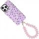 HappyCase Mykonos Universele Hartjes Armband Telefoonkoord (30CM) Roze afbeelding 12