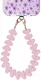 HappyCase Mykonos Universele Hartjes Armband Telefoonkoord (30CM) Roze afbeelding 11