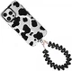 HappyCase Mykonos Universele Hartjes Armband Telefoonkoord (30CM) Zwart afbeelding 12