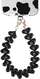 HappyCase Mykonos Universele Hartjes Armband Telefoonkoord (30CM) Zwart afbeelding 11