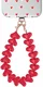 HappyCase Mykonos Universele Hartjes Armband Telefoonkoord (30CM) Rood afbeelding 11