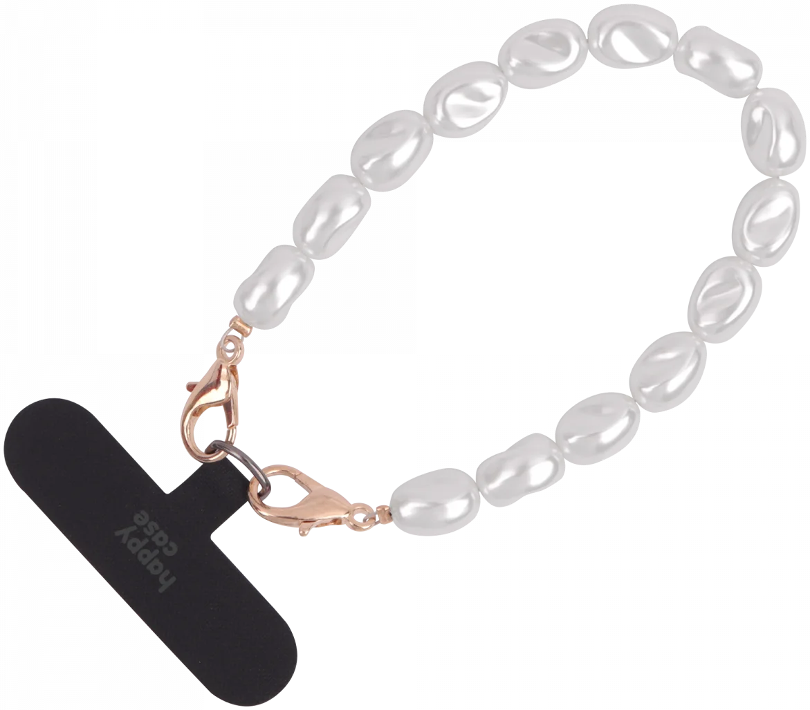 HappyCase Bali Universele Parel Armband Telefoonkoord (24CM) Zilver afbeelding 15