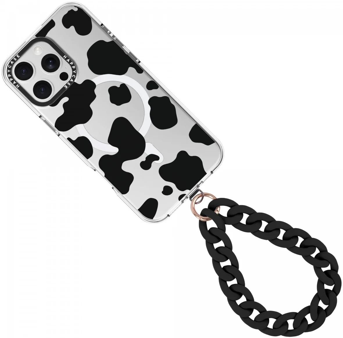 HappyCase Madeira Universele Ketting Armband Telefoonkoord (30CM) Zwart afbeelding 9