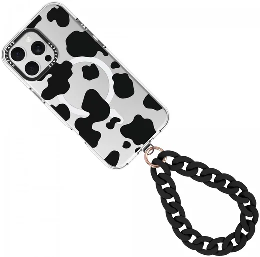 HappyCase Madeira Universele Ketting Armband Telefoonkoord (30CM) Zwart afbeelding 9