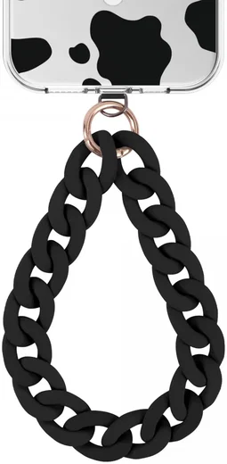 HappyCase Madeira Universele Ketting Armband Telefoonkoord (30CM) Zwart afbeelding 1