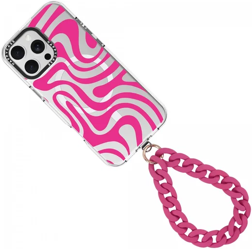 HappyCase Madeira Universele Ketting Armband Telefoonkoord (30CM) Roze afbeelding 9