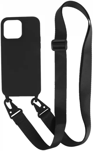 HappyCase Elba Universeel / Verstelbaar Keycord Telefoonkoord (120CM) Zwart afbeelding 9