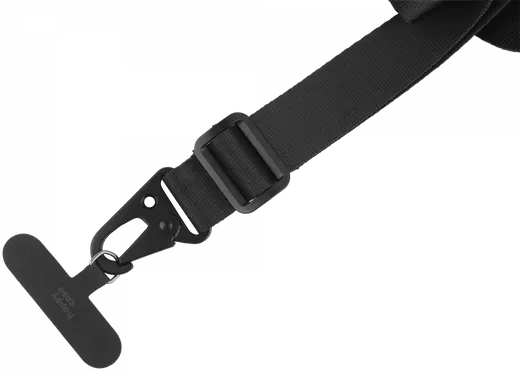 HappyCase Elba Universeel / Verstelbaar Keycord Telefoonkoord (120CM) Zwart afbeelding 17