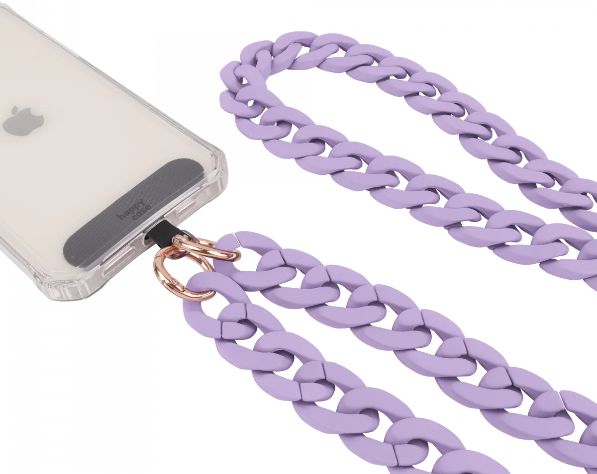 HappyCase Madeira Universele Crossbody Ketting Telefoonkoord (120CM) Paars afbeelding 9